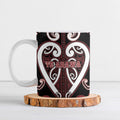 Custom Aotearoa Te Arawa Ceramic Mug Maori Tribal Pattern