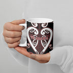 Custom Aotearoa Te Arawa Ceramic Mug Maori Tribal Pattern