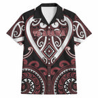 Custom Aotearoa Te Arawa Hawaiian Shirt Maori Tribal Pattern