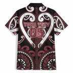 Custom Aotearoa Te Arawa Hawaiian Shirt Maori Tribal Pattern