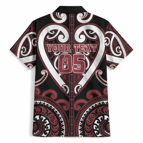 Custom Aotearoa Te Arawa Hawaiian Shirt Maori Tribal Pattern