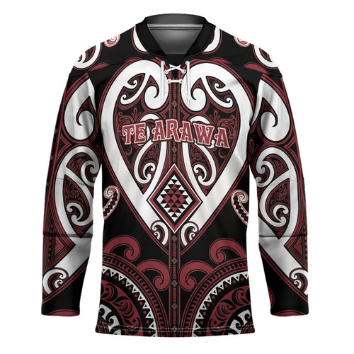 Custom Aotearoa Te Arawa Hockey Jersey Maori Tribal Pattern