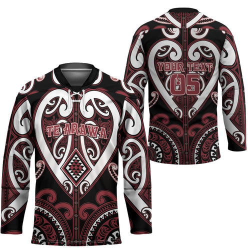 Custom Aotearoa Te Arawa Hockey Jersey Maori Tribal Pattern