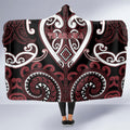 Aotearoa Te Arawa Hooded Blanket Maori Tribal Pattern