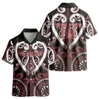Custom Aotearoa Te Arawa Kid Hawaiian Shirt Maori Tribal Pattern