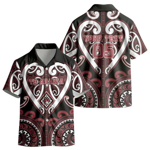 Custom Aotearoa Te Arawa Kid Hawaiian Shirt Maori Tribal Pattern