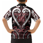 Custom Aotearoa Te Arawa Kid Hawaiian Shirt Maori Tribal Pattern