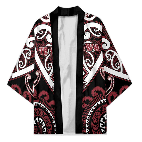 Custom Aotearoa Te Arawa Kimono Maori Tribal Pattern