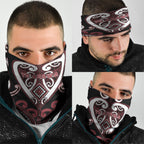 Aotearoa Te Arawa Neck Gaiter Maori Tribal Pattern