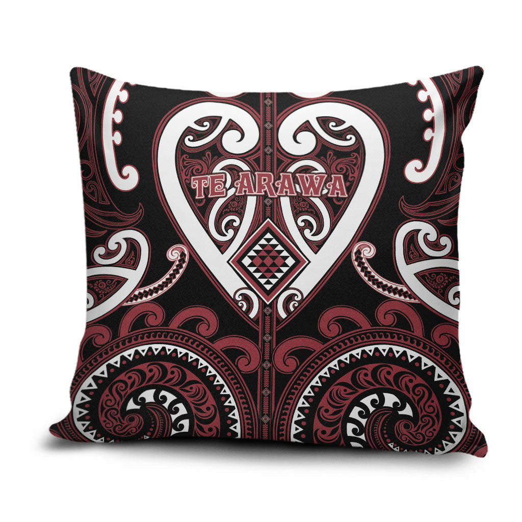 Aotearoa Te Arawa Pillow Cover Maori Tribal Pattern