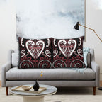 Aotearoa Te Arawa Pillow Cover Maori Tribal Pattern