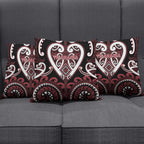 Aotearoa Te Arawa Pillow Cover Maori Tribal Pattern