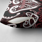 Aotearoa Te Arawa Pillow Cover Maori Tribal Pattern