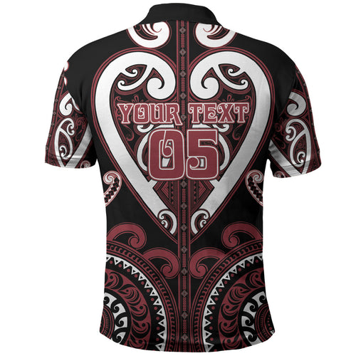 Custom Aotearoa Te Arawa Polo Shirt Maori Tribal Pattern