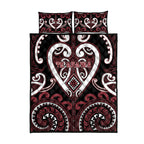 Aotearoa Te Arawa Quilt Bed Set Maori Tribal Pattern