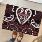 Aotearoa Te Arawa Rubber Doormat Maori Tribal Pattern