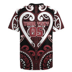 Custom Aotearoa Te Arawa Rugby Jersey Maori Tribal Pattern