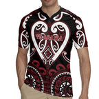 Custom Aotearoa Te Arawa Rugby Jersey Maori Tribal Pattern