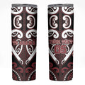 Custom Aotearoa Te Arawa Skinny Tumbler Maori Tribal Pattern