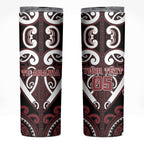Custom Aotearoa Te Arawa Skinny Tumbler Maori Tribal Pattern