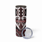 Custom Aotearoa Te Arawa Skinny Tumbler Maori Tribal Pattern