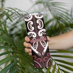 Custom Aotearoa Te Arawa Skinny Tumbler Maori Tribal Pattern