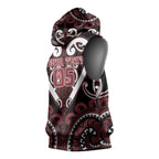 Custom Aotearoa Te Arawa Sleeveless Hoodie Maori Tribal Pattern