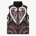 Custom Aotearoa Te Arawa Sleeveless Puffer Jacket Maori Tribal Pattern