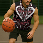 Custom Aotearoa Te Arawa Sleeveless Zip Hoodie Maori Tribal Pattern