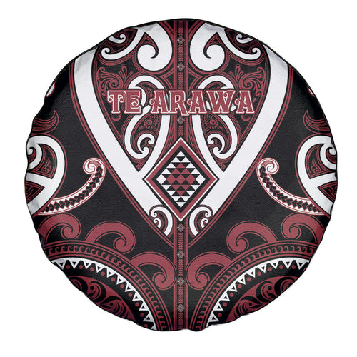 Aotearoa Te Arawa Spare Tire Cover Maori Tribal Pattern