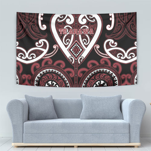 Aotearoa Te Arawa Tapestry Maori Tribal Pattern