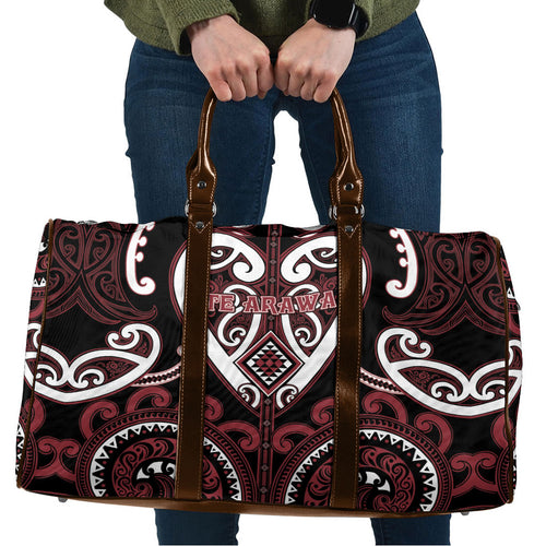 Aotearoa Te Arawa Travel Bag Maori Tribal Pattern