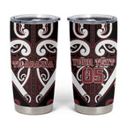 Custom Aotearoa Te Arawa Tumbler Cup Maori Tribal Pattern
