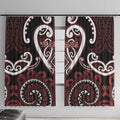 Aotearoa Te Arawa Window Curtain Maori Tribal Pattern