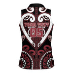 Custom Aotearoa Te Arawa Women Sleeveless Polo Shirt Maori Tribal Pattern