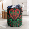 Aotearoa Ngai Tuhoe Laundry Basket Maori Tribal Pattern