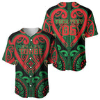 Custom Aotearoa Ngai Tuhoe Baseball Jersey Maori Tribal Pattern