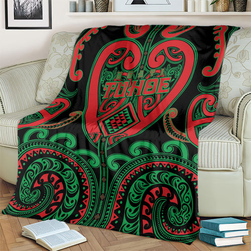 Aotearoa Ngai Tuhoe Blanket Maori Tribal Pattern