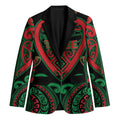 Custom Aotearoa Ngai Tuhoe Blazer Maori Tribal Pattern