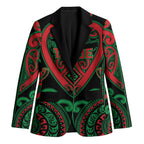 Custom Aotearoa Ngai Tuhoe Blazer Maori Tribal Pattern