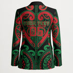 Custom Aotearoa Ngai Tuhoe Blazer Maori Tribal Pattern