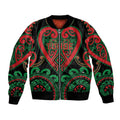Custom Aotearoa Ngai Tuhoe Bomber Jacket Maori Tribal Pattern