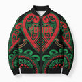 Custom Aotearoa Ngai Tuhoe Bomber Puffer Jacket Maori Tribal Pattern
