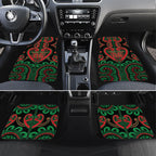 Custom Aotearoa Ngai Tuhoe Car Mats Maori Tribal Pattern