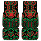 Custom Aotearoa Ngai Tuhoe Car Mats Maori Tribal Pattern
