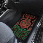 Custom Aotearoa Ngai Tuhoe Car Mats Maori Tribal Pattern