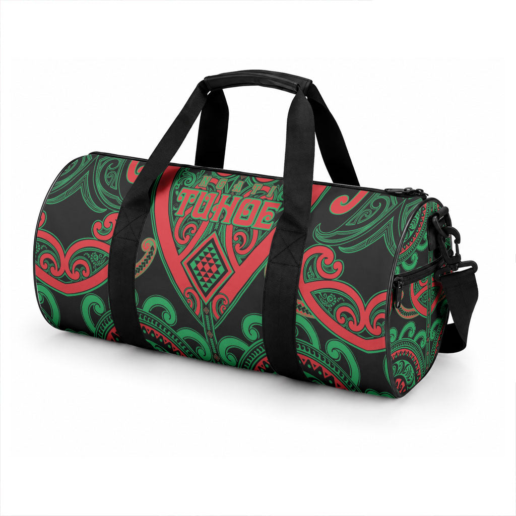 Aotearoa Ngai Tuhoe Duffle Bag Maori Tribal Pattern