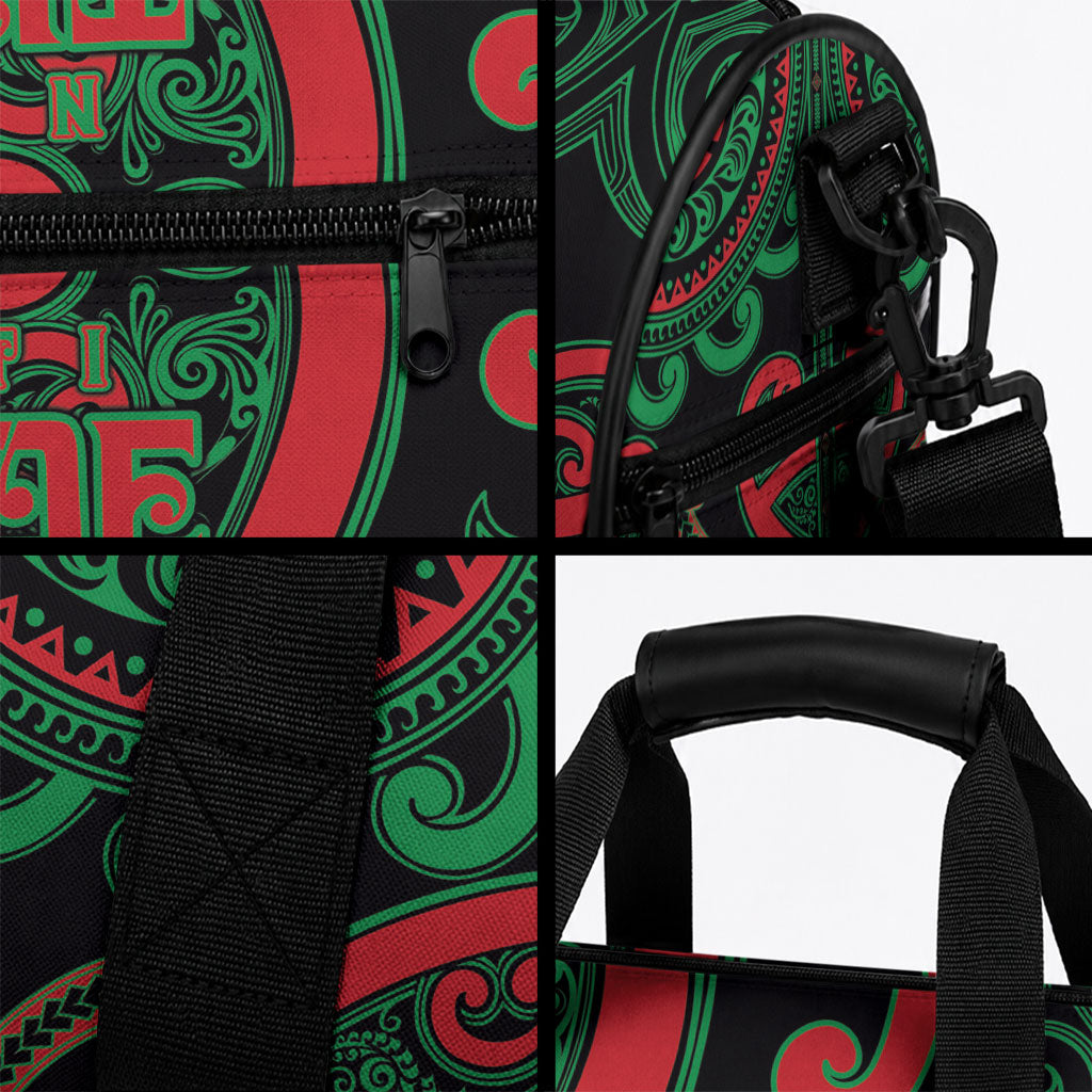 Aotearoa Ngai Tuhoe Duffle Bag Maori Tribal Pattern