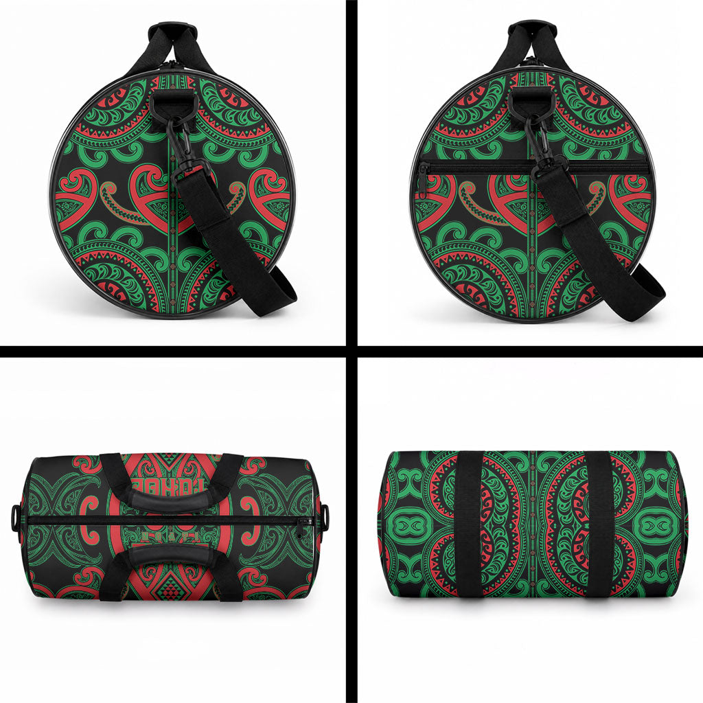 Aotearoa Ngai Tuhoe Duffle Bag Maori Tribal Pattern