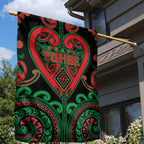 Aotearoa Ngai Tuhoe Garden Flag Maori Tribal Pattern